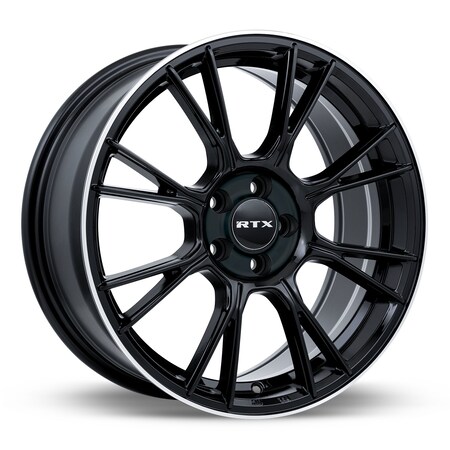 Rtx Alloy Wheel, Vapor 17x7.5 5x114.3 ET40 CB73.1 Black Machined Lip 082078